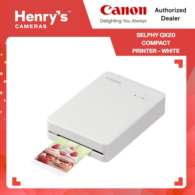 Canon Selphy QX20 Compact Printer - White
